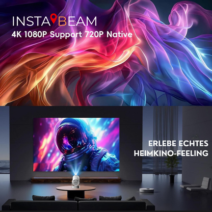 FULL HD Instabeam- WIFI Zugriff - Netflix & co vorinstalliert